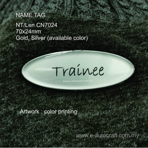 Name Tag Len Semi Color Printing NT Len CN 7024